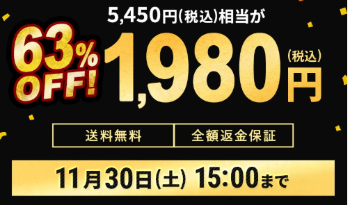 【2024年最安】らでぃっしゅぼーやのブラックフライデーお試し63%オフ！の内容